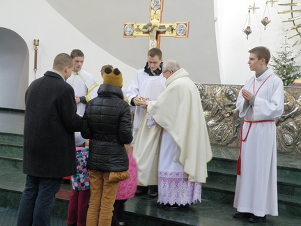 Święto Świętej Rodziny - procesja z darami