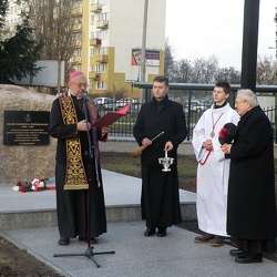 Poświęcenie tablicy upamiętniającej Jakuba Kazimierza Rubinkowskiego