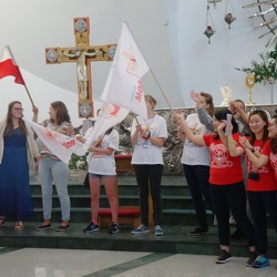Młodzież z Hong Kongu w naszej parafii. Czuwanie